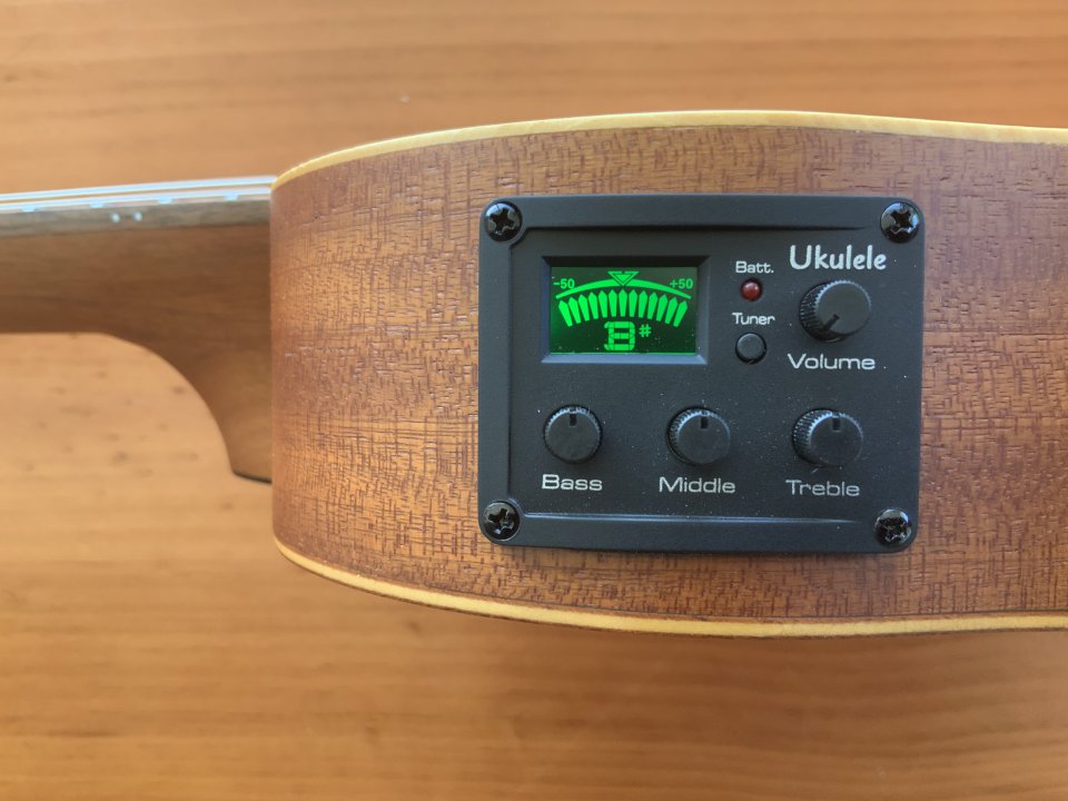 Guitarra LAG Tiki Uku Mini Guitar TKT150E - ¡A estrenar! de segunda mano · Foto 3 de 5 · Girona · 210 €