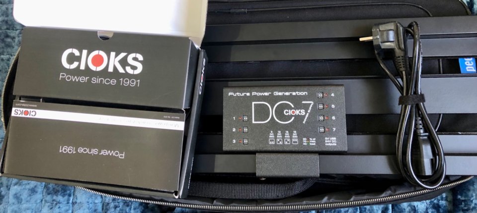 Fuente Cioks dc7 + pedal train metro 24