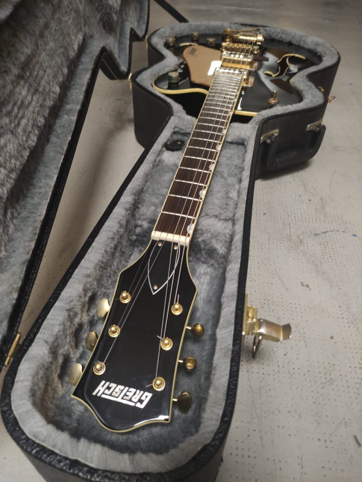 Gretsch G5420TG Electromatic Hollow Body (2018, Black & Gold, Made in Korea)