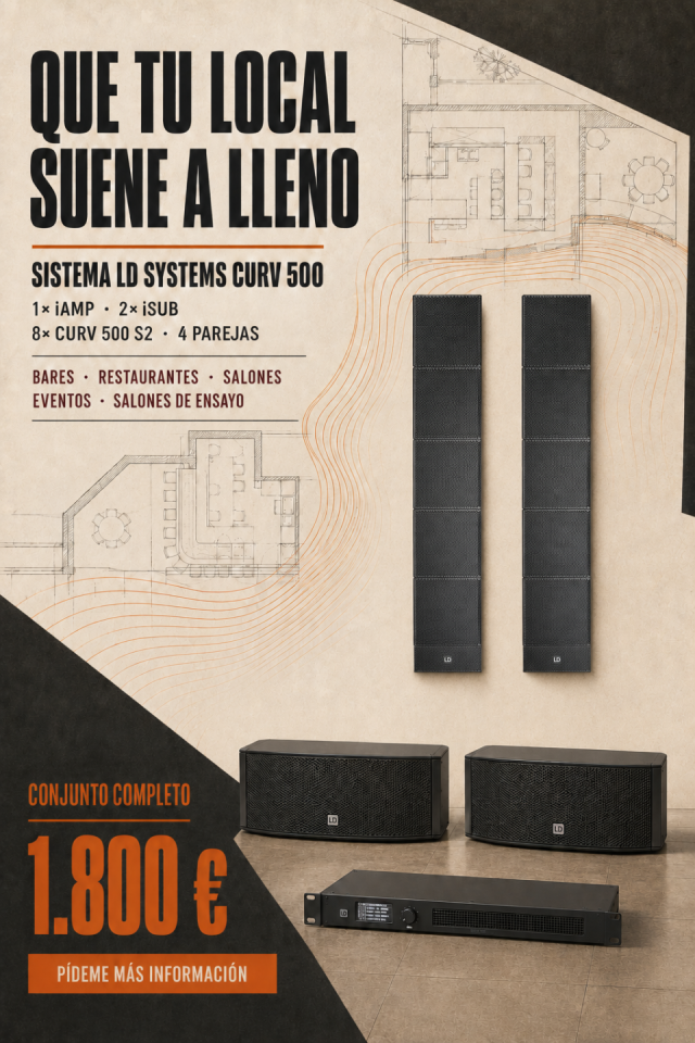 Sistema Profesional LD System Curv 500 de segunda mano · Sevilla · 1800 €