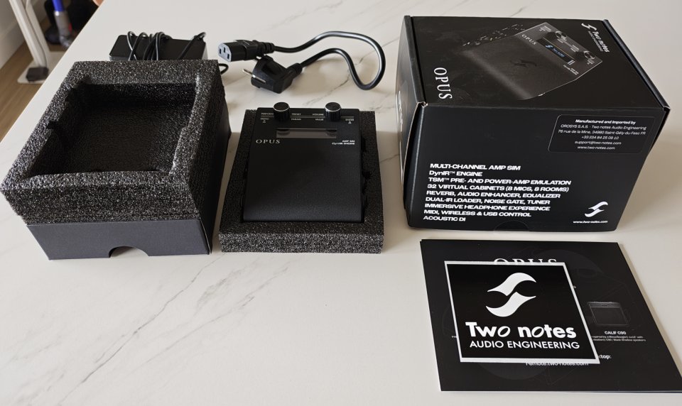Two Notes Opus DI Amp & Cab SIM (2026) de segunda mano · Foto 1 de 10 · Araba · 200 €