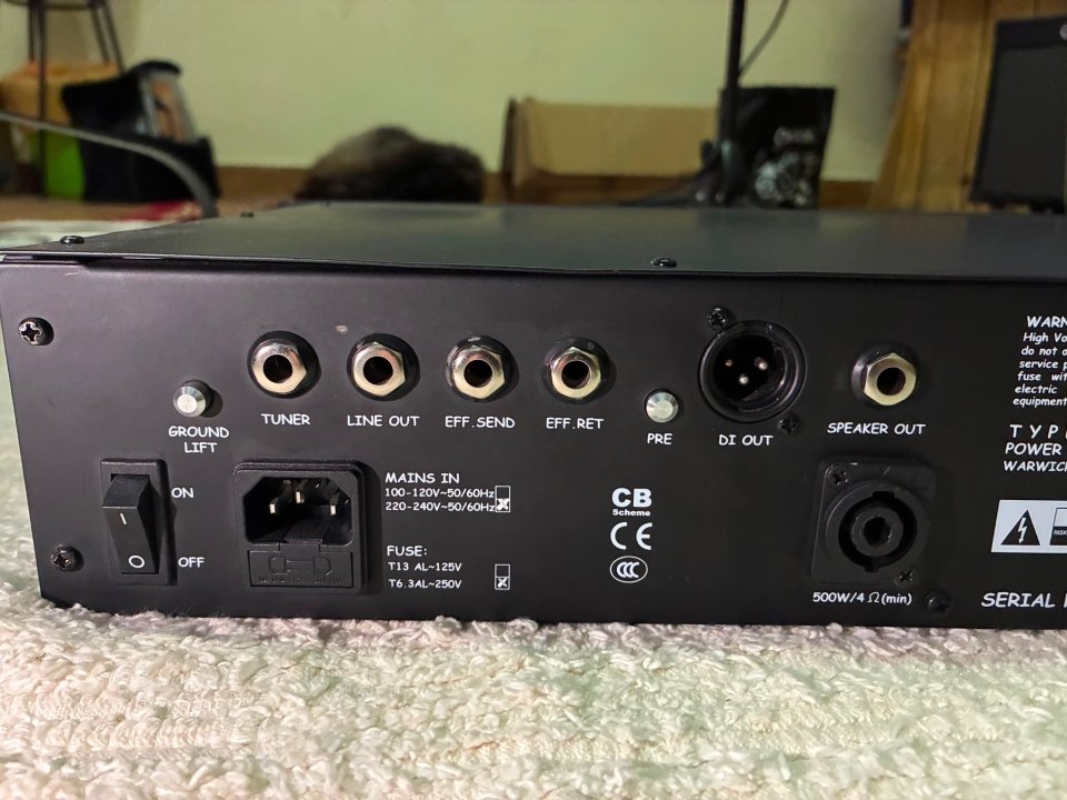 Warwick Pro FET 5.2 Cabezal para Bajo 500W de segunda mano · Foto 4 de 7 · Gipuzkoa · 280 €