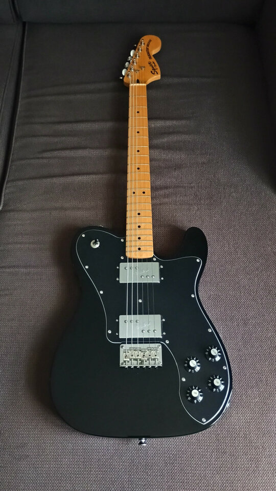 Squier CV 70s Telecaster Deluxe+afinadores bloqueo