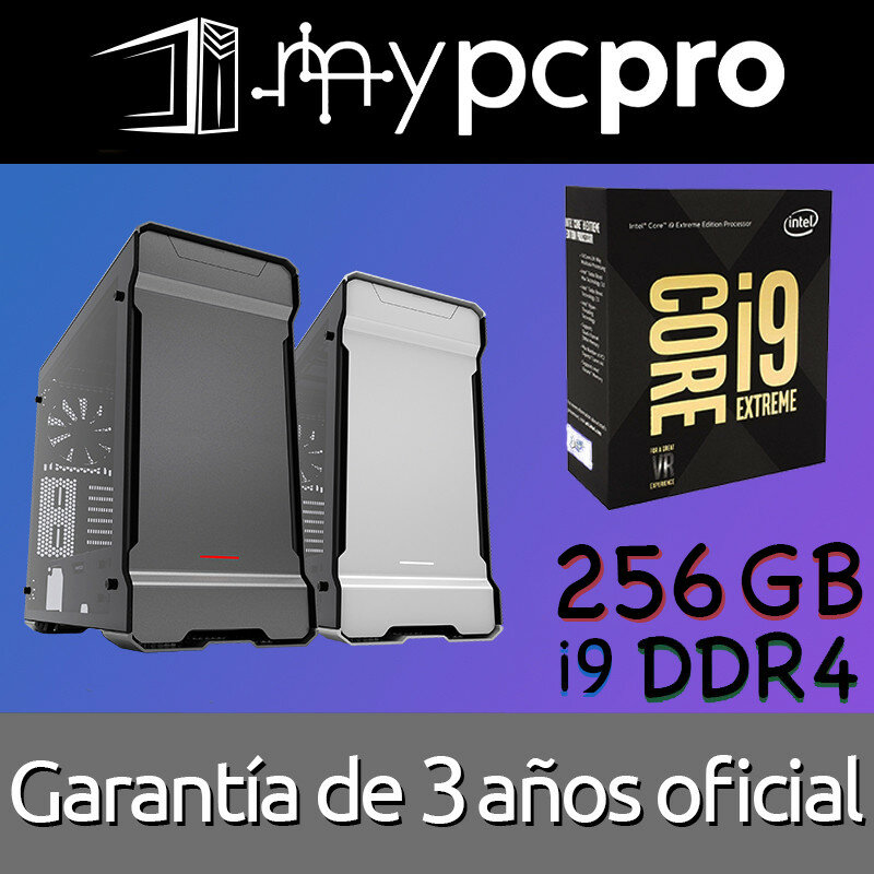 Mac OS Hackintosh Pro i9 Extreme (18 Core) 256 GB RAM DDR4 1TB SSD MyPc Pro