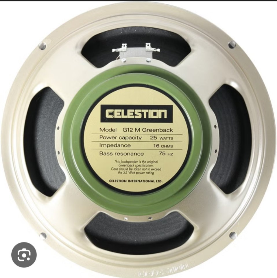 Celestion G12M Greenback 16 Ohmios 12 Pulgadas