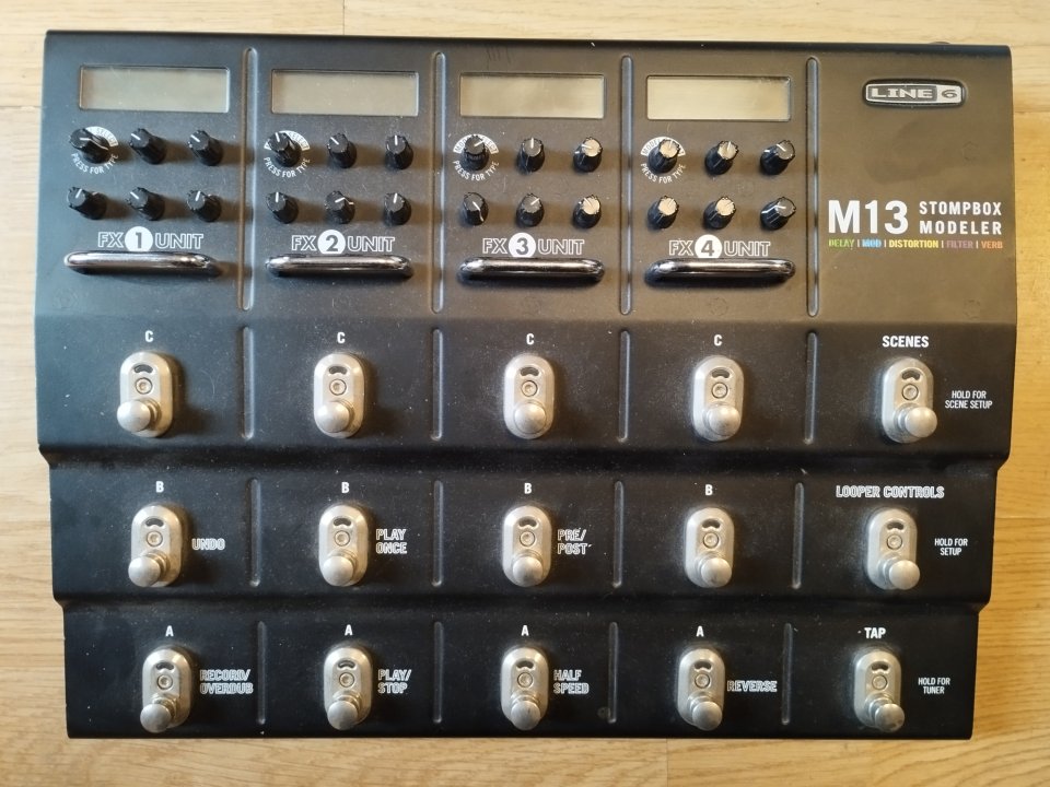 Line 6 M13 stompbox modeler