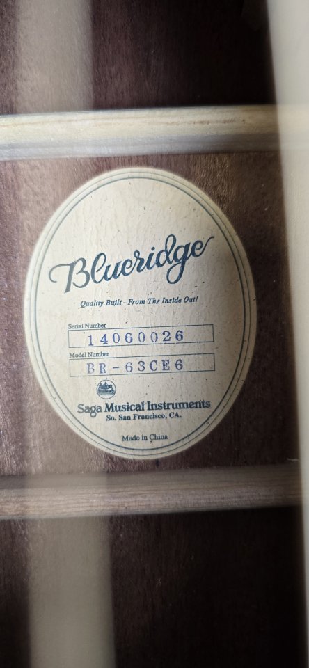 Blueridge  Electroacústica