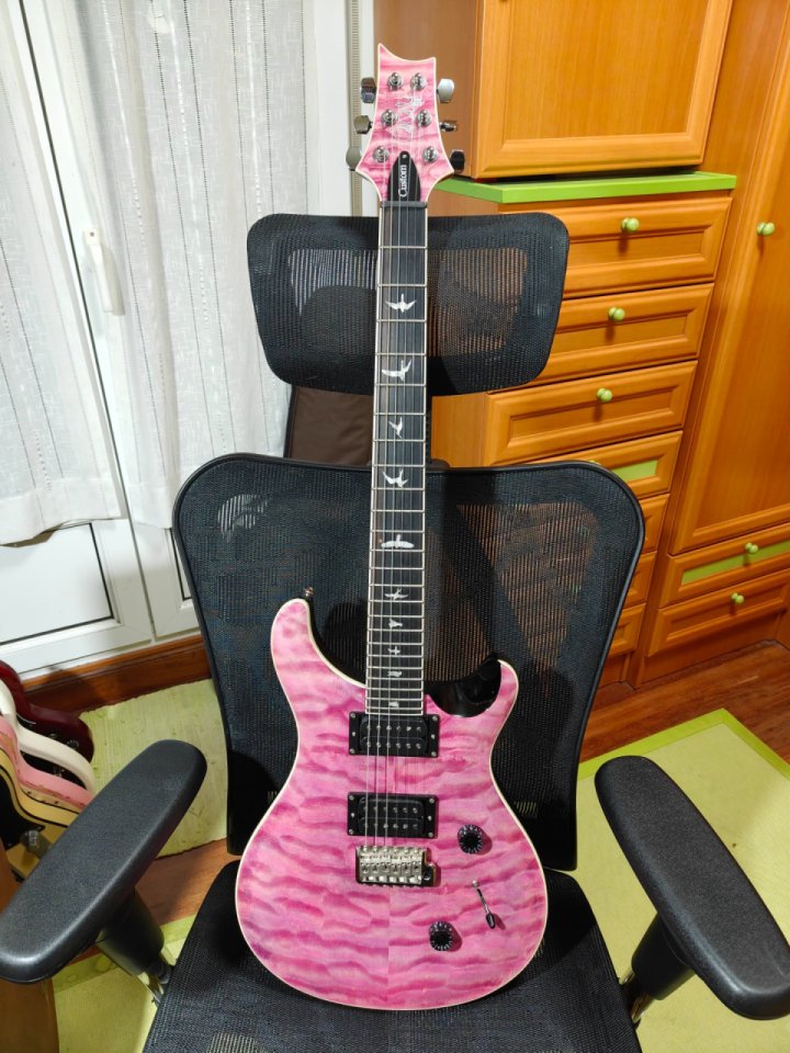 PRS SE Custom 24 Quilt Top Violet (Rosa)