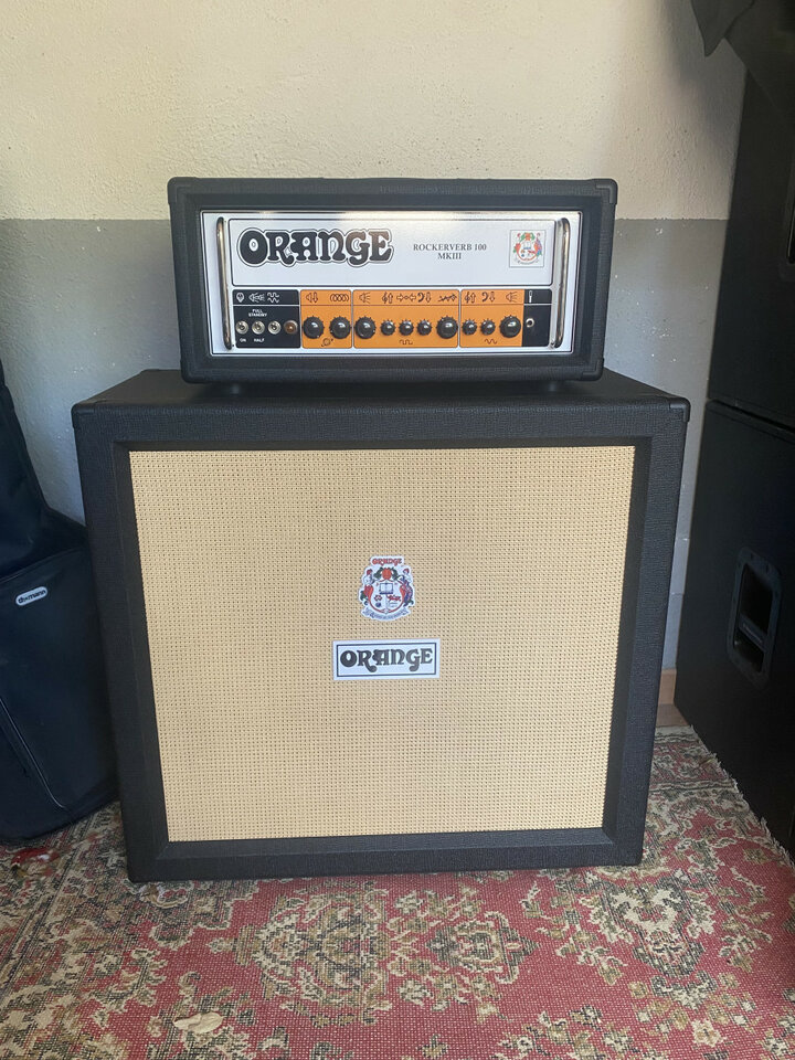 Orange Rockerverb 100H MKIII BK + Orange PPC412 BK