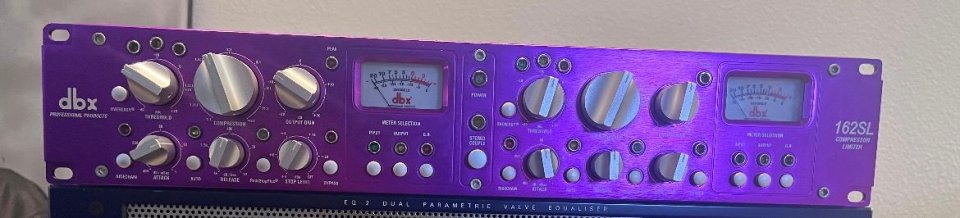 DBX 162SL Stereo Compressor / Limiter (Purple Series) de segunda mano · Madrid · 1250 €