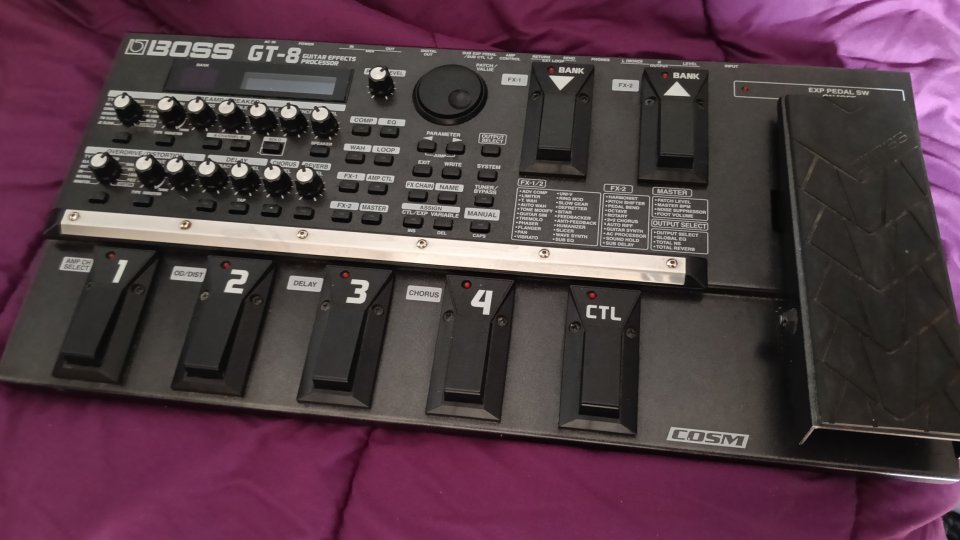 Pedalera multiefectos Boss GT8