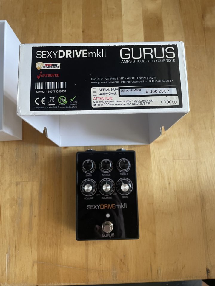 Pedal Overdrive Gurus Sexy Drive MKII