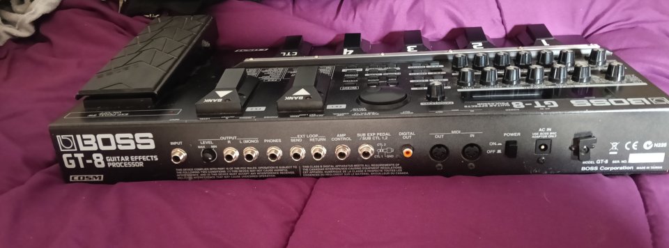 Pedalera multiefectos Boss GT8