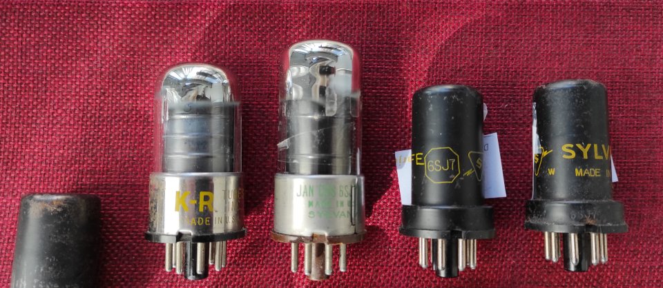 Válvulas 6SJ7 para amplis Fender y Gibson antiguos