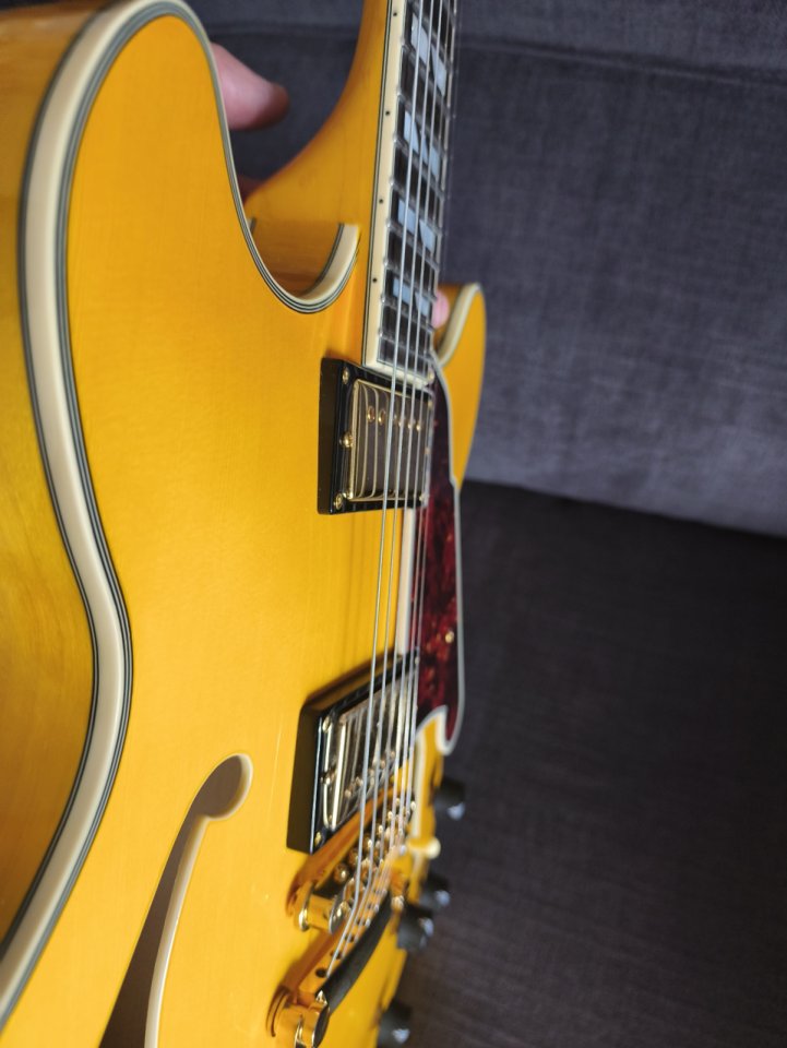D'Angelico Excel DC - Amber (Semihollow con Seymour Duncan) - Estado Impecable de segunda mano · Foto 10 de 10 · Granada · 1250 €
