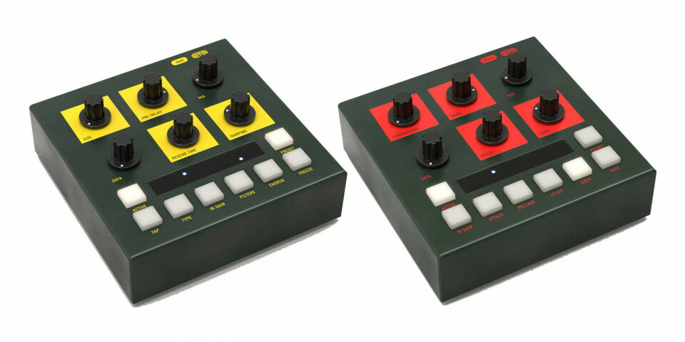 Oto Machines BOUM Warming unit, Polyend Mess y BIM Delay Generator