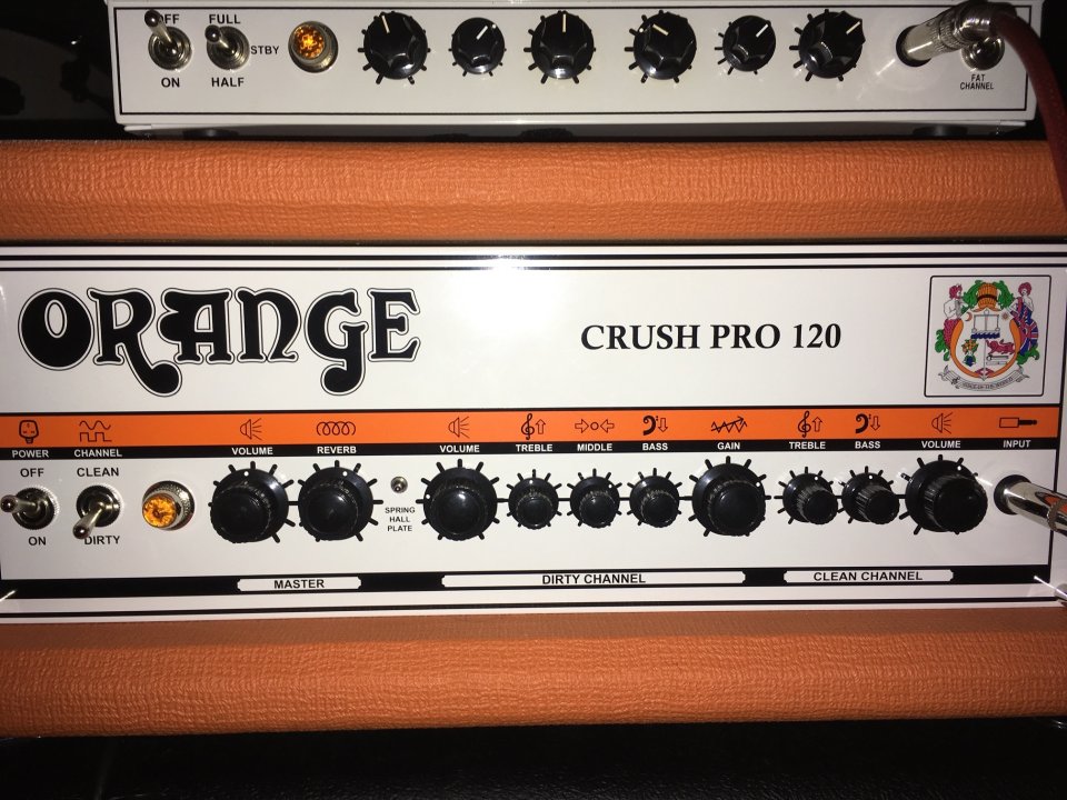 Orange Crush Pro 120 – Cabezal de Transistores – 400€
