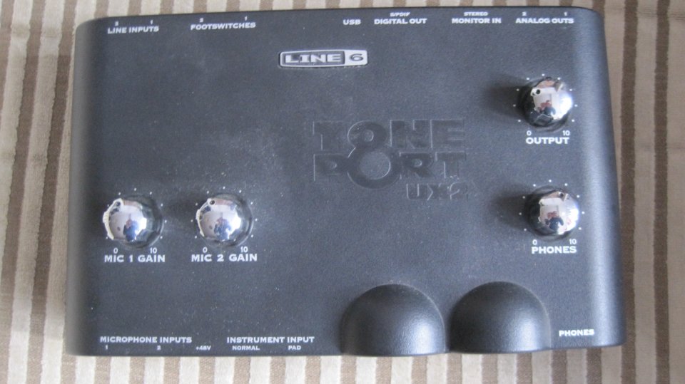 Interfaz de Audio Line 6 Toneport UX2