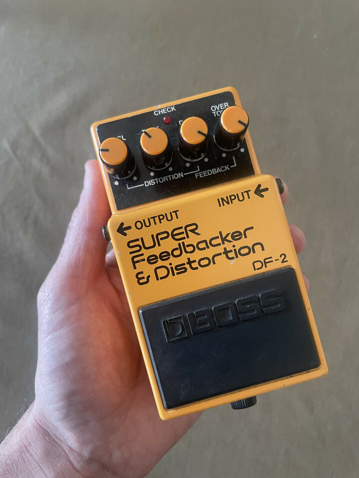 Boss DF2 Feedbacker & Distorsion Made in Japan