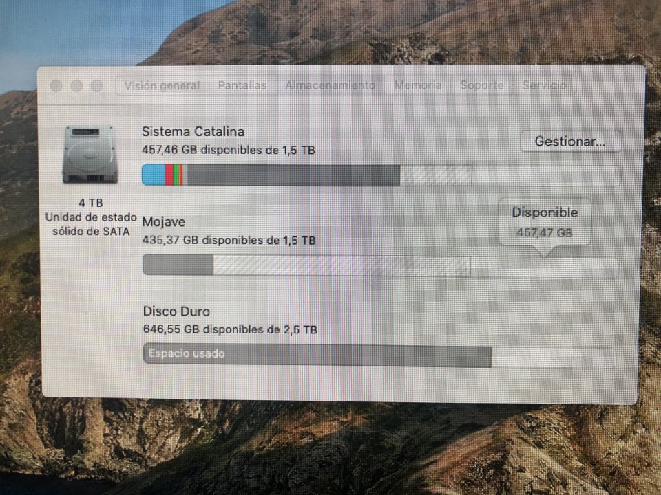 Imac 27 - 32GB de Ram y Disco SSD de 4 Tb.