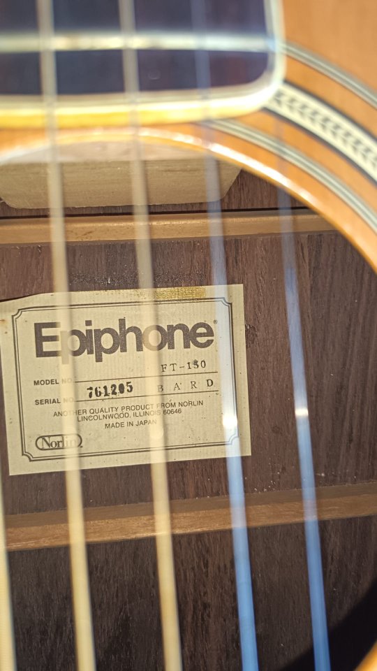 Epiphone FT-150 Bard de segunda mano · Foto 1 de 6 · Madrid · 400 €