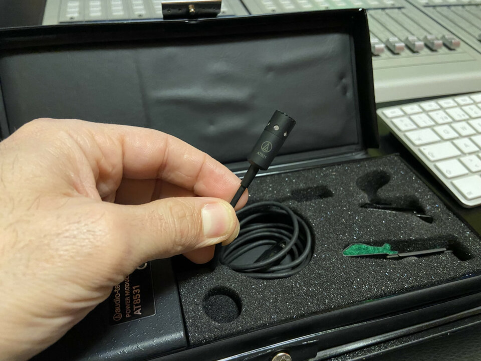 Micrófonos lavalier audio technica at 831b