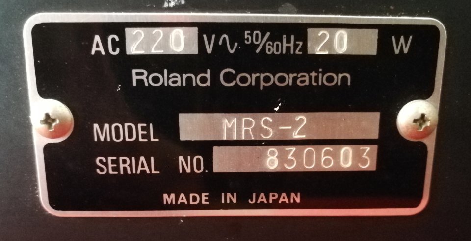 Roland MRS-2 ProMars