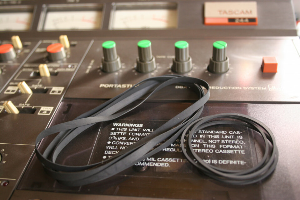 TASCAM 244 Roller / Correa Control y Capstan / Idler tyres