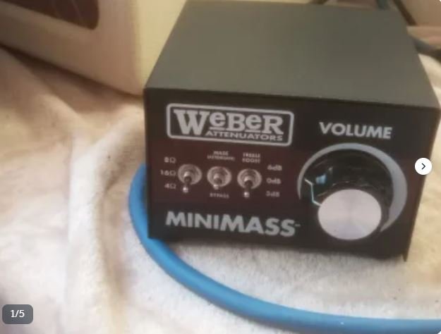 Atenuador Weber Minimass 50W de segunda mano · Foto 3 de 3 · Toledo · 290 €