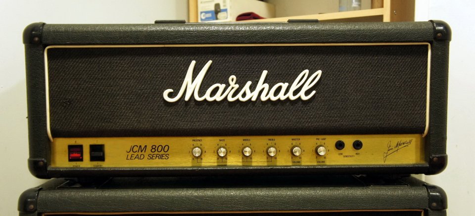 Cabezal Marshall JCM800 Mº 2203 Vintage de los 80
