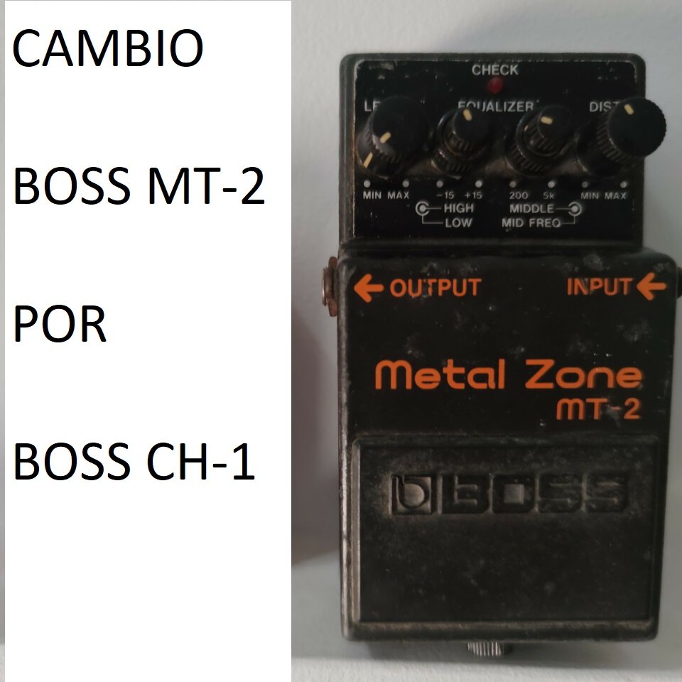 Boss MT-2 por Boss CH-1