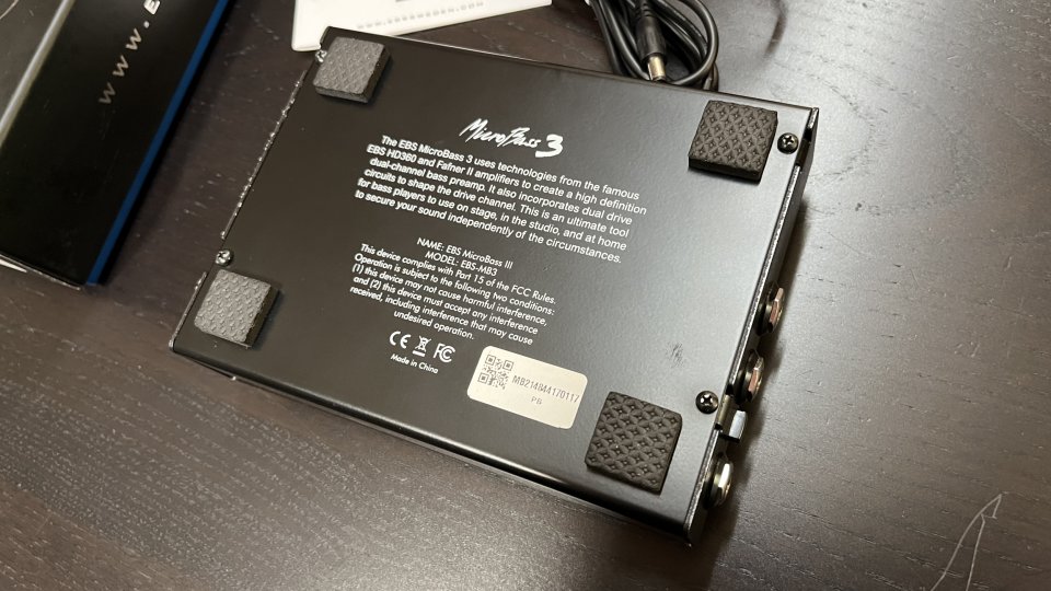EBS MicroBass 3 Preamp/DI de segunda mano · Foto 2 de 6 · Girona · 260 €