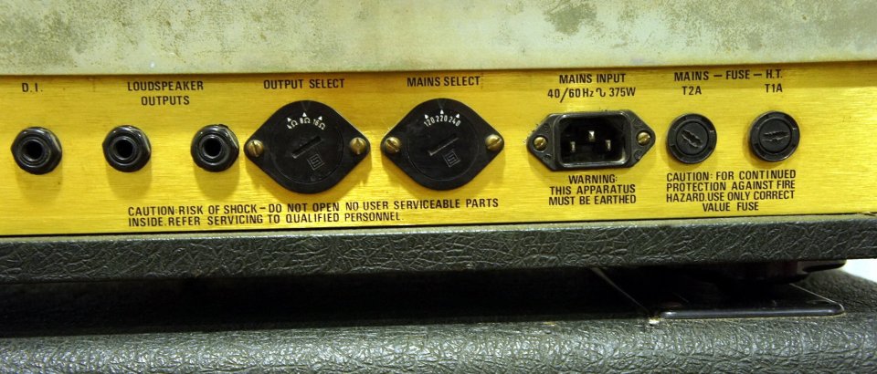 Cabezal Marshall JCM800 Mº 2203 Vintage de los 80