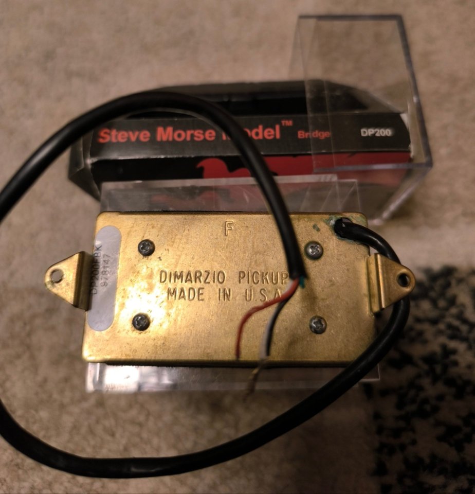 Dimarzio Steve Morse dp200 f spaced. Bridge.