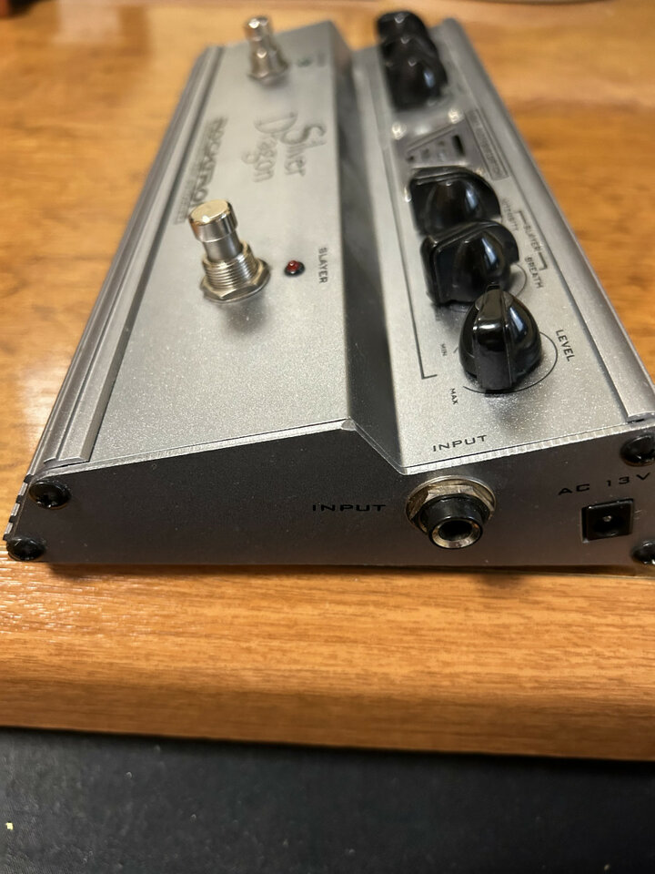 Pedal Efectos Rocktron Distrotion Silver Dragon