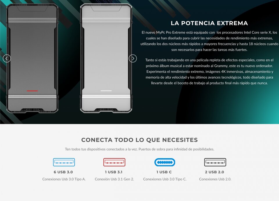 MyPc Pro Extreme - Mac OS / Windows - i9 - 256 GB RAM - Thunderbolt 3 - SSD