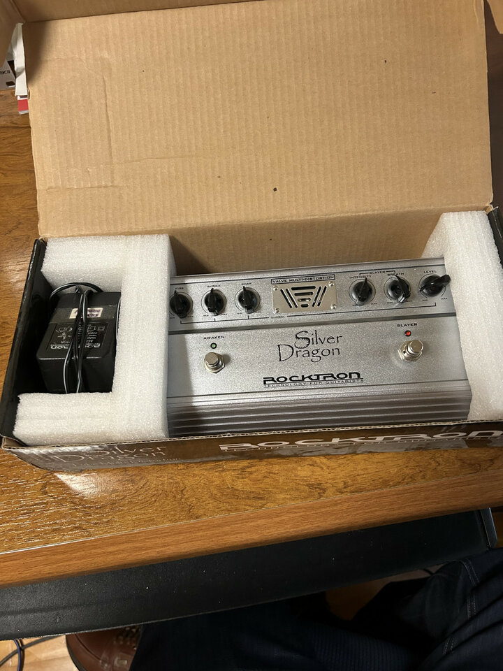 Pedal Efectos Rocktron Distrotion Silver Dragon