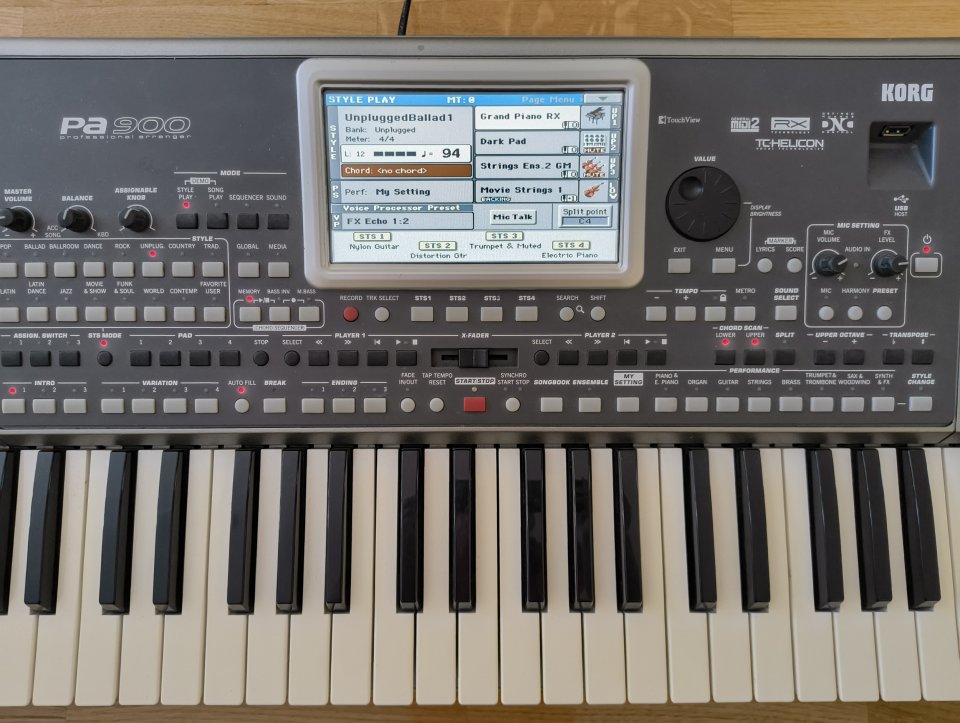 Teclado profesional Korg Pa900 + 🎁