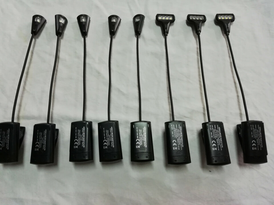 Lámparas de led con pinza