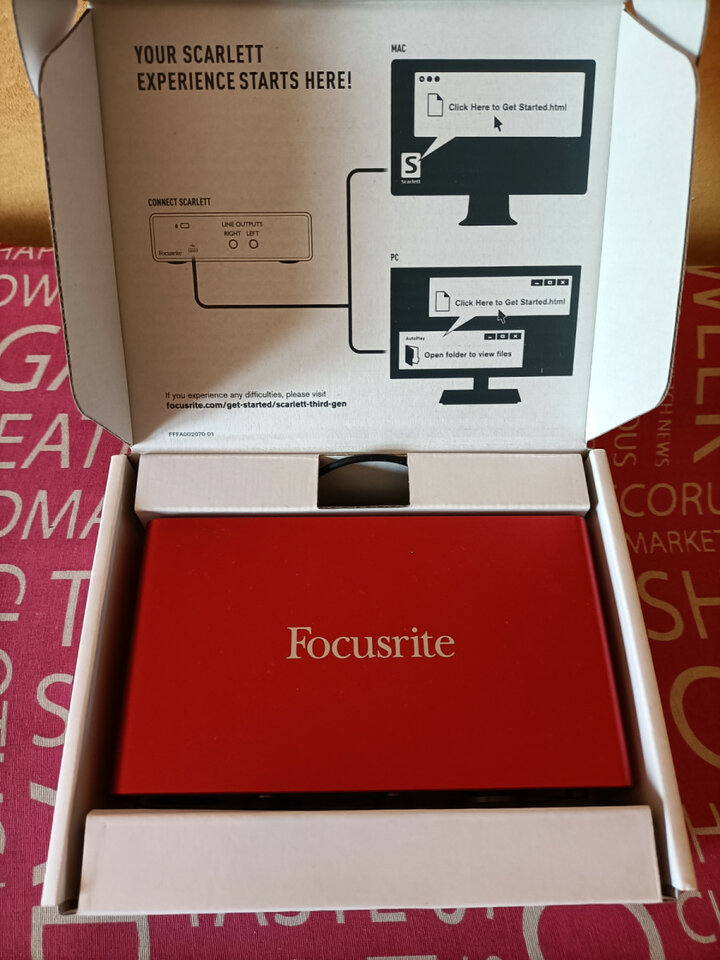 Scarlett Solo 3rd gen 2-in 2-out usb audio interface