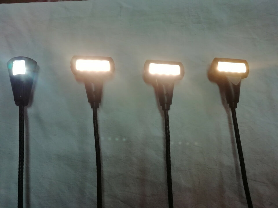 Lámparas de led con pinza