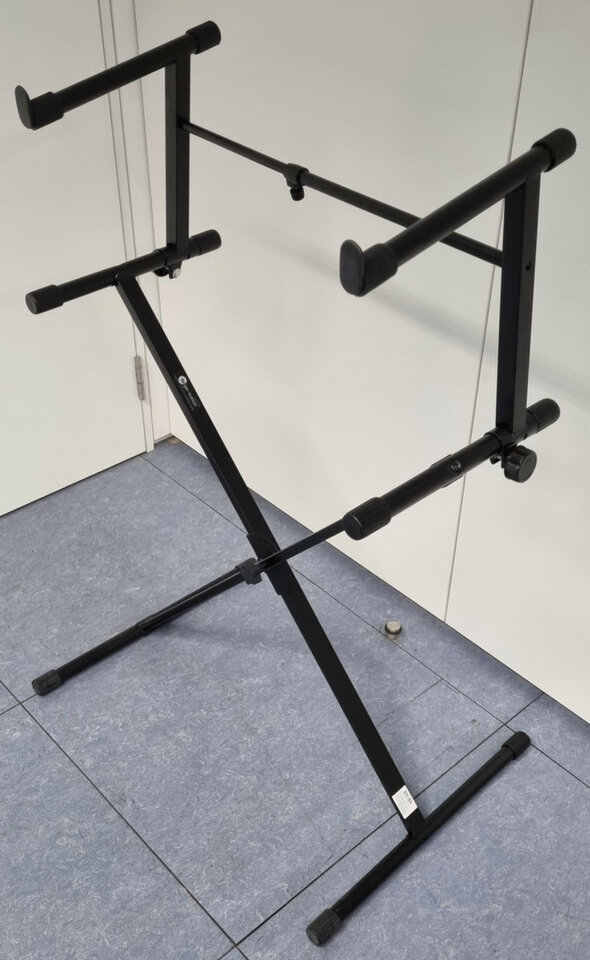 Soporte 2 teclados + banqueta