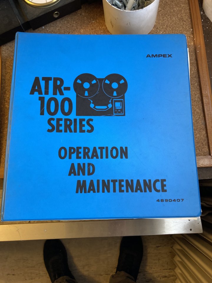 Manual completo Ampex ATR-100 Series de segunda mano · Foto 1 de 4 · Madrid · 100 €