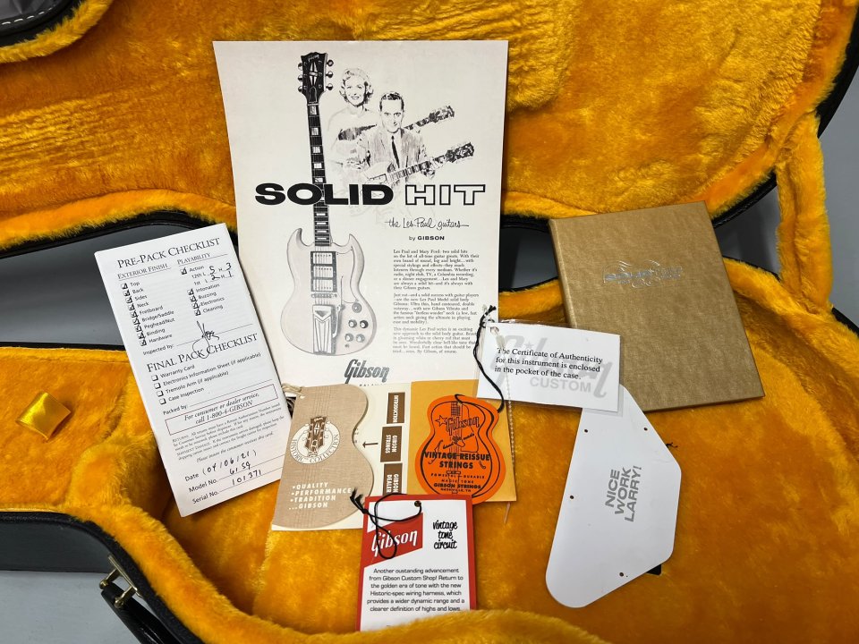Gibson Les Paul SG Custom 1961 60 aniversario de segunda mano · Foto 3 de 6 · Madrid · 5100 €