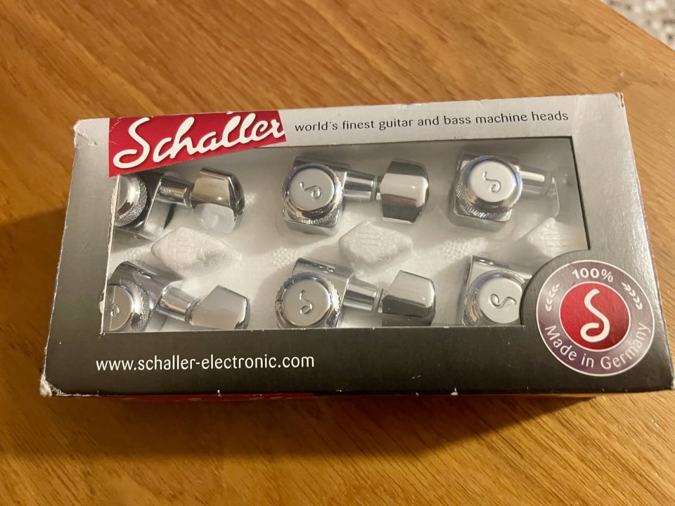 Clavijero Schaller F-Series Locking 6L Chrome