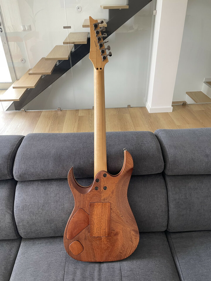 Guitarra por partes con mástil Ibanez RG 1880 J Custom, Purple Doom, 2000