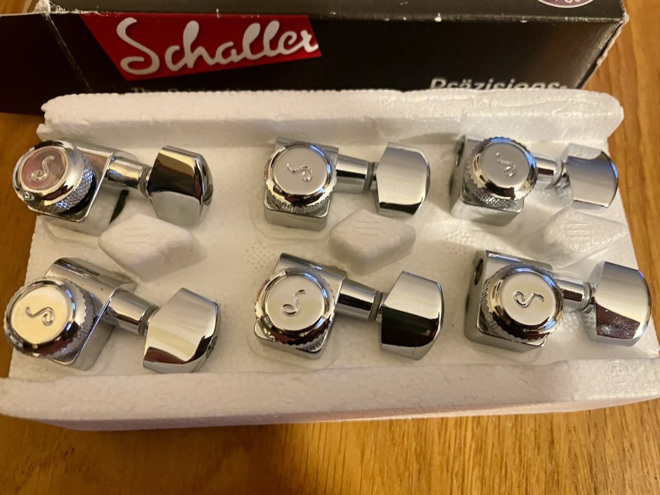 Clavijero Schaller F-Series Locking 6L Chrome