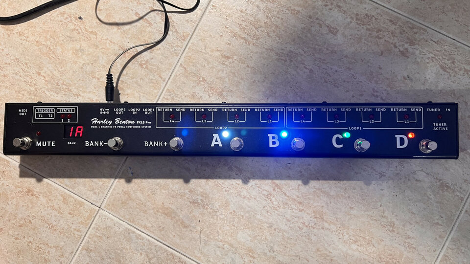 Looper controlador de pedales FXLD 8