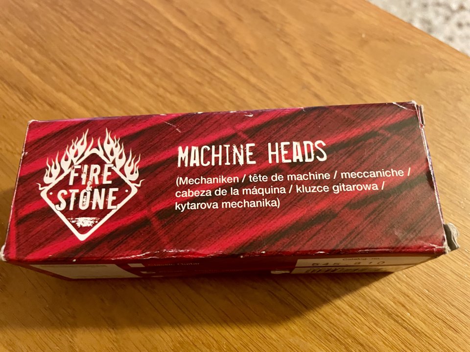 Clavijero Fire & Stone para guitarra acústica