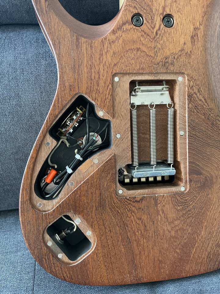 Guitarra por partes con mástil Ibanez RG 1880 J Custom, Purple Doom, 2000